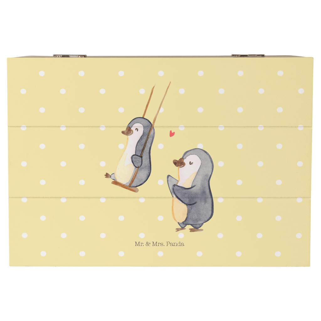 Holzkiste Pinguin Oma schaukeln Holzkiste, Kiste, Schatzkiste, Truhe, Schatulle, XXL, Erinnerungsbox, Erinnerungskiste, Dekokiste, Aufbewahrungsbox, Familie, Vatertag, Muttertag, Bruder, Schwester, Mama, Papa, Oma, Opa, beste Oma, Lieblingsoma, Geschenk für Oma, Omi, Großmutter