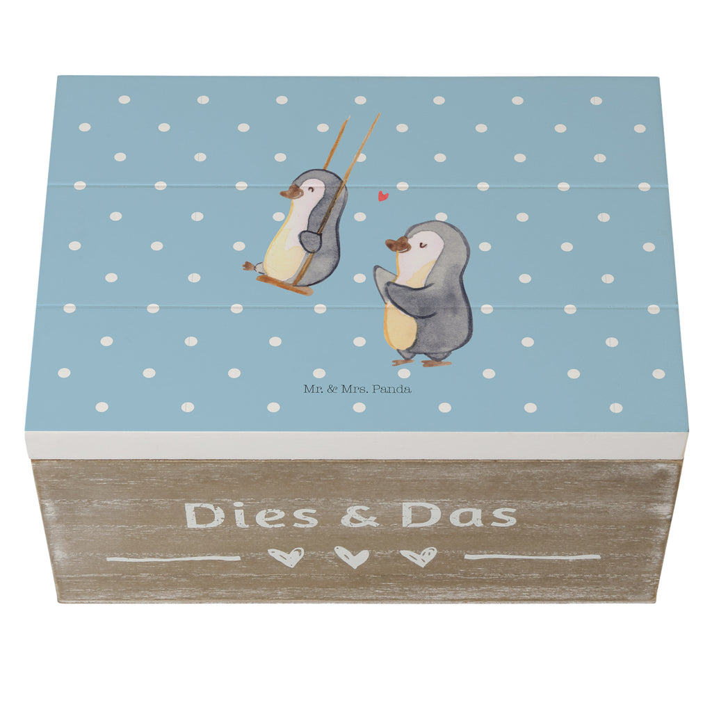Holzkiste Pinguin Oma schaukeln Holzkiste, Kiste, Schatzkiste, Truhe, Schatulle, XXL, Erinnerungsbox, Erinnerungskiste, Dekokiste, Aufbewahrungsbox, Familie, Vatertag, Muttertag, Bruder, Schwester, Mama, Papa, Oma, Opa, beste Oma, Lieblingsoma, Geschenk für Oma, Omi, Großmutter