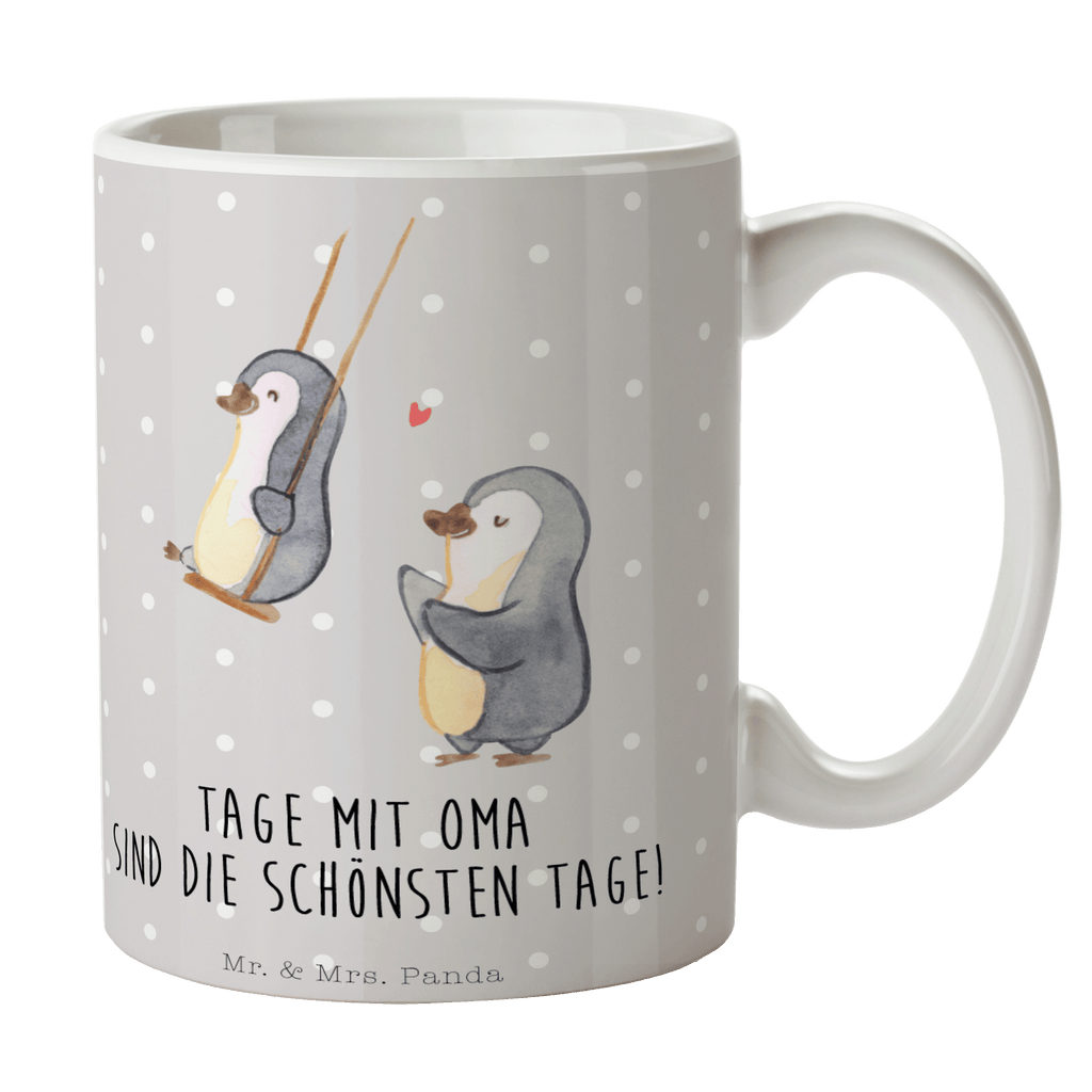 Tasse Pinguin Oma schaukeln Oma, beste Oma, Lieblingsoma, Geschenk für Oma, Omi, Großmutter Becher, Kaffeetasse, Kaffeebecher, Tee, Frühstück, Büro  Familie, Vatertag, Muttertag, Bruder, Schwester, Mama, Papa, Oma, Opa