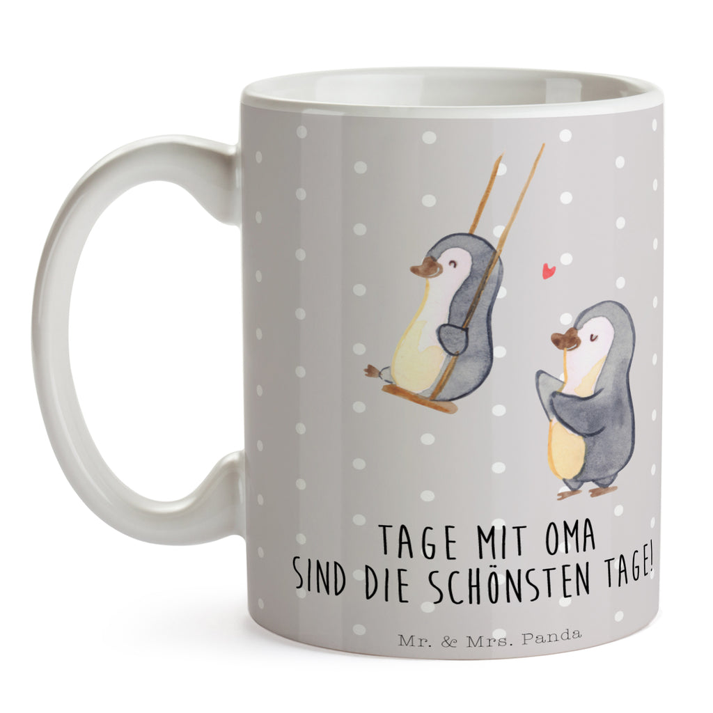 Tasse Pinguin Oma schaukeln Oma, beste Oma, Lieblingsoma, Geschenk für Oma, Omi, Großmutter Becher, Kaffeetasse, Kaffeebecher, Tee, Frühstück, Büro  Familie, Vatertag, Muttertag, Bruder, Schwester, Mama, Papa, Oma, Opa