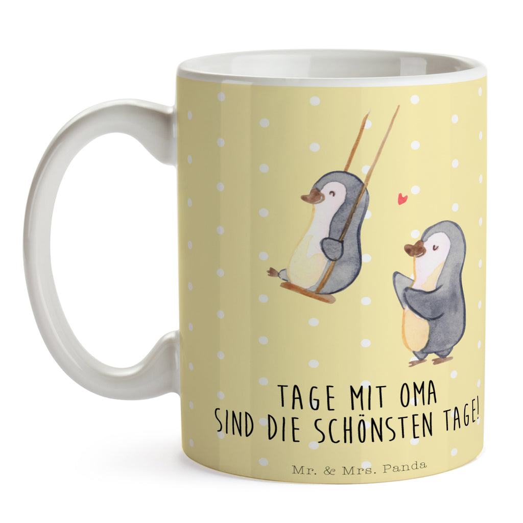 Tasse Pinguin Oma schaukeln Oma, beste Oma, Lieblingsoma, Geschenk für Oma, Omi, Großmutter Becher, Kaffeetasse, Kaffeebecher, Tee, Frühstück, Büro  Familie, Vatertag, Muttertag, Bruder, Schwester, Mama, Papa, Oma, Opa