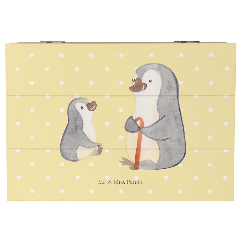 Holzkiste Pinguin Opa Enkel Holzkiste, Kiste, Schatzkiste, Truhe, Schatulle, XXL, Erinnerungsbox, Erinnerungskiste, Dekokiste, Aufbewahrungsbox, Familie, Vatertag, Muttertag, Bruder, Schwester, Mama, Papa, Oma, Opa, Opi, bester Opa, Großvater, Lieblingsopa, Geschenk für Opa