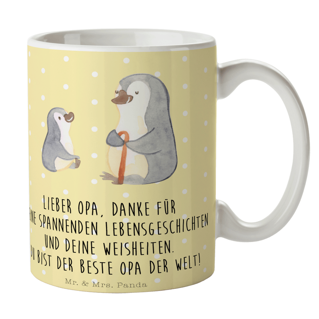 Tasse Pinguin Opa Enkel Opa, Opi, bester Opa, Großvater, Lieblingsopa, Geschenk für Opa Becher, Kaffeetasse, Kaffeebecher, Tee, Frühstück, Büro  Familie, Vatertag, Muttertag, Bruder, Schwester, Mama, Papa, Oma, Opa