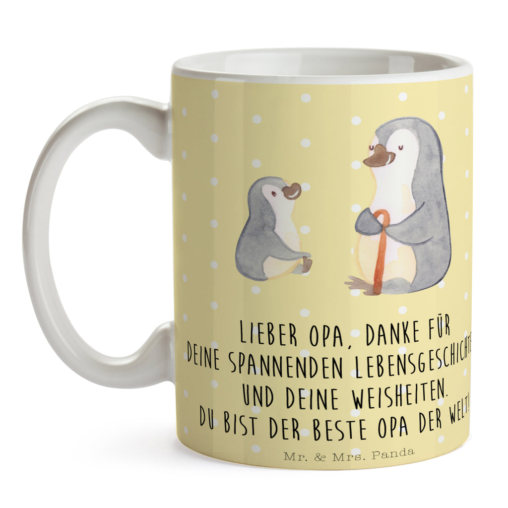 Tasse Pinguin Opa Enkel Opa, Opi, bester Opa, Großvater, Lieblingsopa, Geschenk für Opa Becher, Kaffeetasse, Kaffeebecher, Tee, Frühstück, Büro  Familie, Vatertag, Muttertag, Bruder, Schwester, Mama, Papa, Oma, Opa