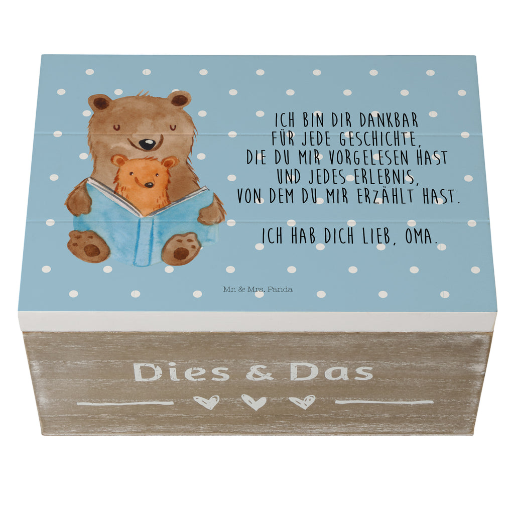 Holzkiste Bären Buch Holzkiste, Kiste, Schatzkiste, Truhe, Schatulle, XXL, Erinnerungsbox, Erinnerungskiste, Dekokiste, Aufbewahrungsbox, Familie, Vatertag, Muttertag, Bruder, Schwester, Mama, Papa, Oma, Opa, Omi, Großmutter, beste Oma, Lieblingsoma, Geschichtenerzähler