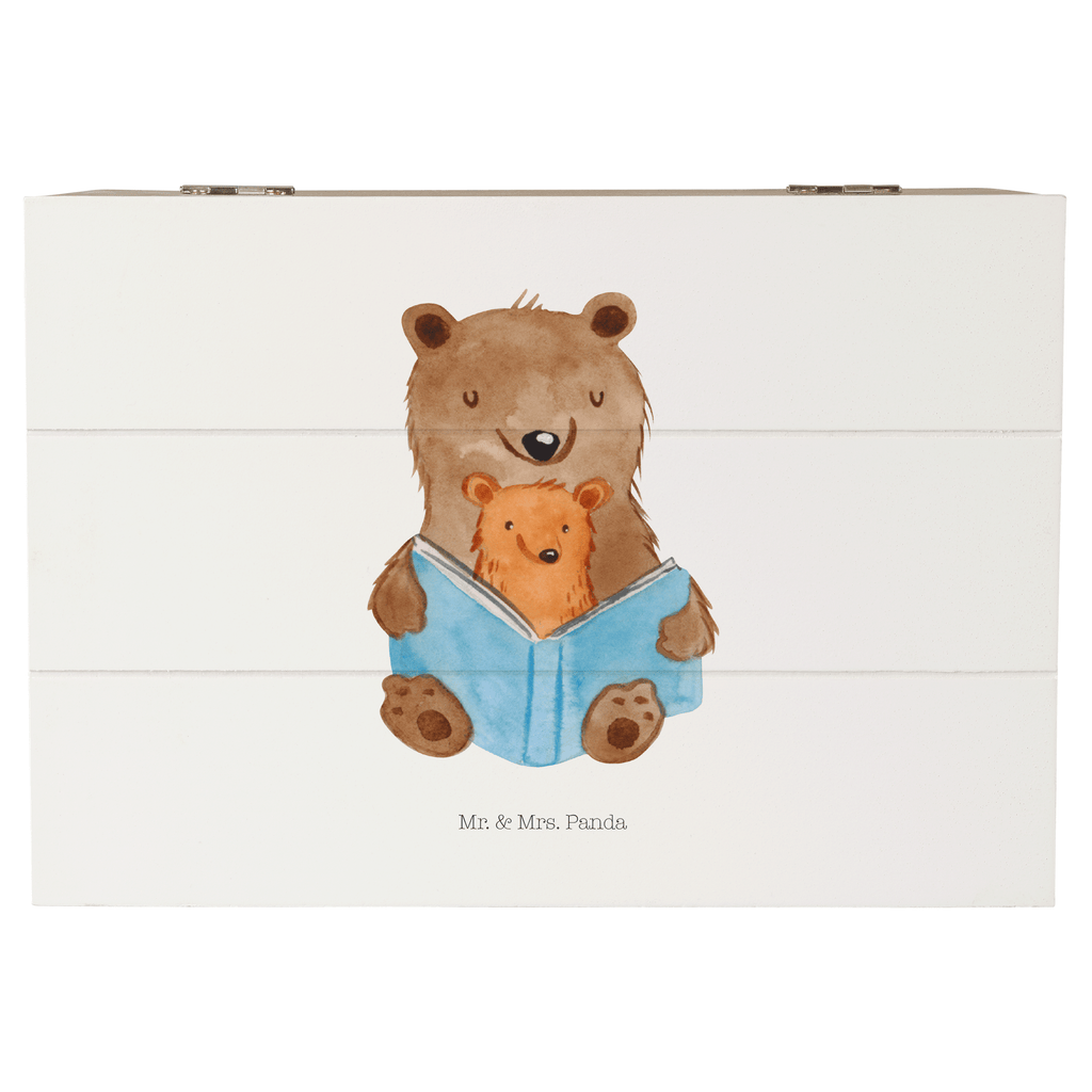 Holzkiste Bären Buch Holzkiste, Kiste, Schatzkiste, Truhe, Schatulle, XXL, Erinnerungsbox, Erinnerungskiste, Dekokiste, Aufbewahrungsbox, Familie, Vatertag, Muttertag, Bruder, Schwester, Mama, Papa, Oma, Opa, Omi, Großmutter, beste Oma, Lieblingsoma, Geschichtenerzähler