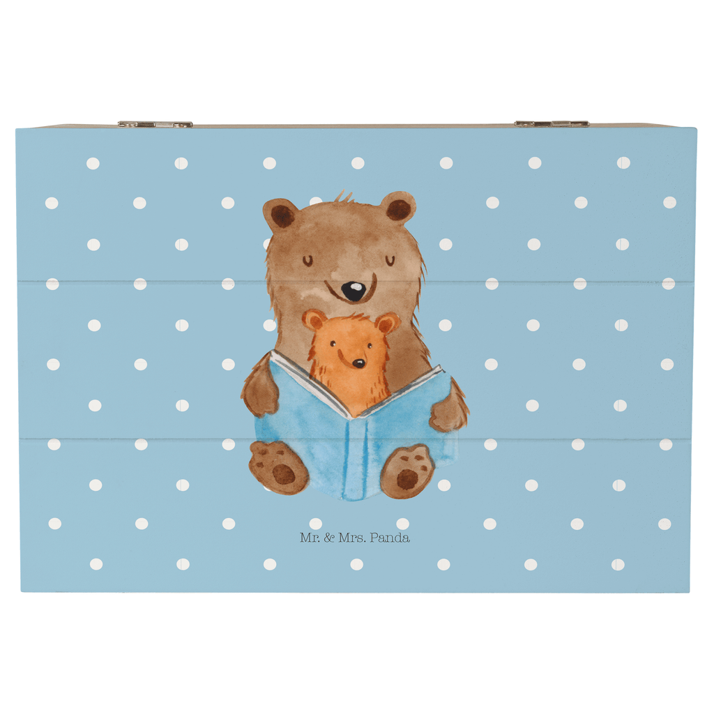 Holzkiste Bären Buch Holzkiste, Kiste, Schatzkiste, Truhe, Schatulle, XXL, Erinnerungsbox, Erinnerungskiste, Dekokiste, Aufbewahrungsbox, Familie, Vatertag, Muttertag, Bruder, Schwester, Mama, Papa, Oma, Opa, Omi, Großmutter, beste Oma, Lieblingsoma, Geschichtenerzähler