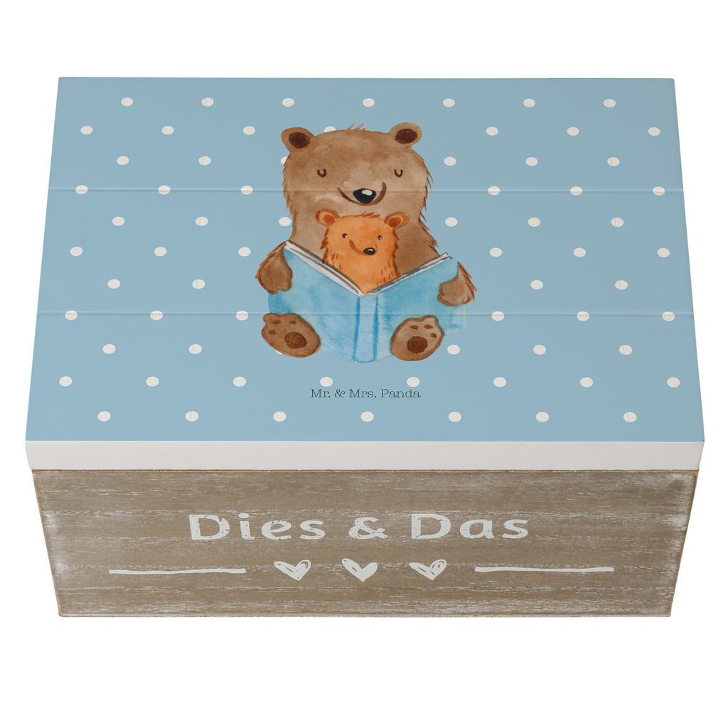 Holzkiste Bären Buch Holzkiste, Kiste, Schatzkiste, Truhe, Schatulle, XXL, Erinnerungsbox, Erinnerungskiste, Dekokiste, Aufbewahrungsbox, Familie, Vatertag, Muttertag, Bruder, Schwester, Mama, Papa, Oma, Opa, Omi, Großmutter, beste Oma, Lieblingsoma, Geschichtenerzähler