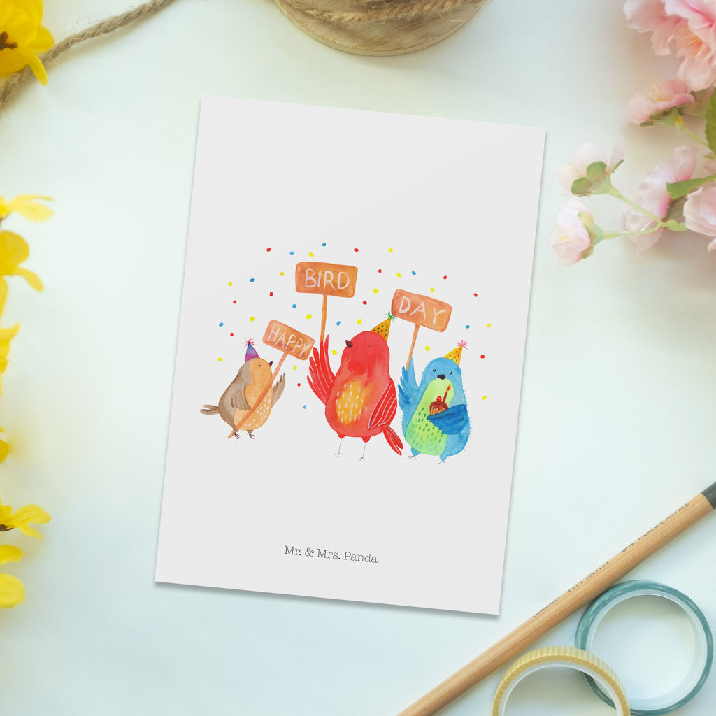 Postkarte Happy Birdday Geschenkkarte, Grußkarte, Karte, Einladung, Ansichtskarte, Geburtstagskarte, Einladungskarte, Dankeskarte, Geburtstag, Geburtstagsgeschenk, Geschenk, Party, Feiern, Torte, Kuchen, Kerze, Geschenke
