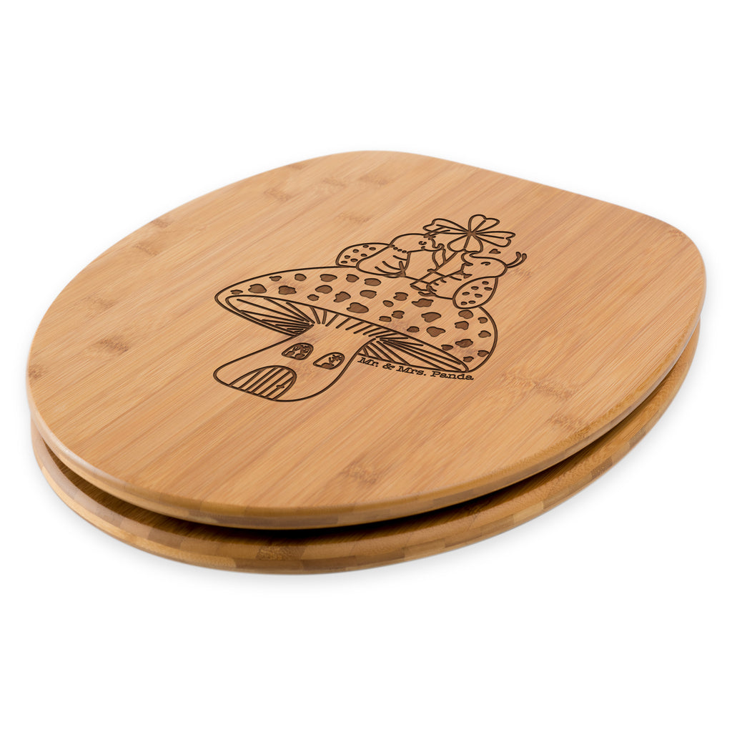 WC Sitz Marienkäfer Paar Fliegenpilz Klobrille, Klodeckel, Toilettendeckel, WC-Sitz, Toilette, Tiermotive, Gute Laune, lustige Sprüche, Tiere, Haus, Wohnung, zuhause, Fliegenpilz, Marienkäfer, Fleigenpilzhaus