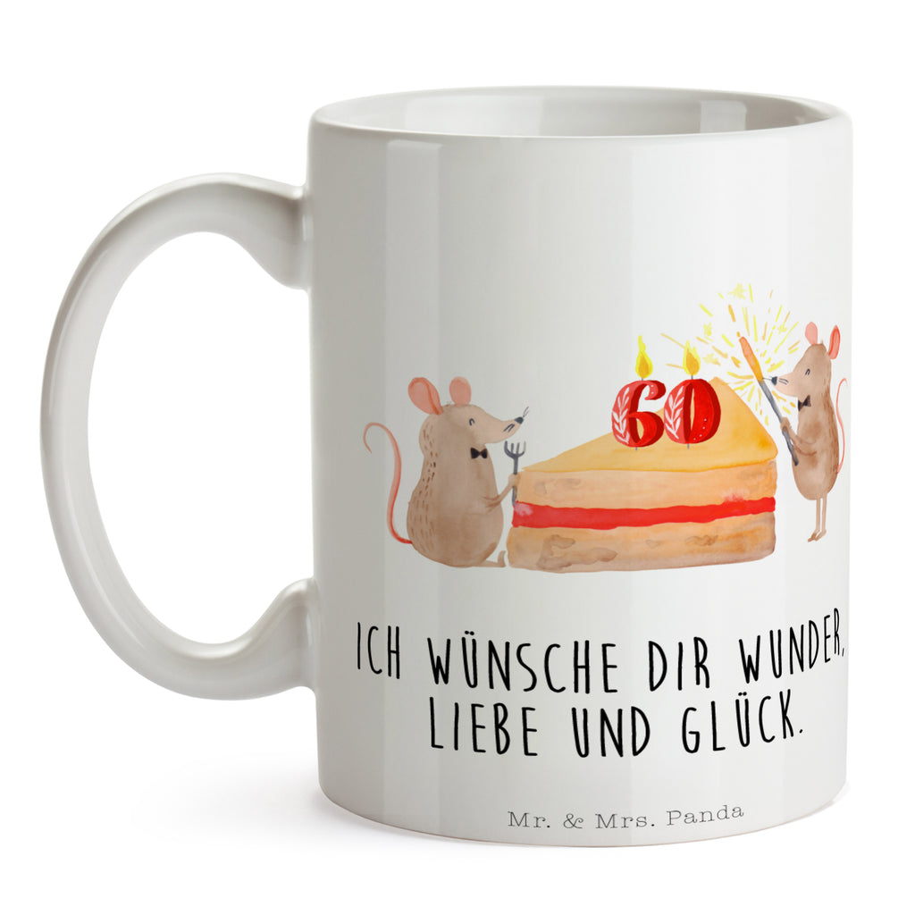 Tasse 60. Geburtstag Mäuse Kuchen Maus, Geburtstag, Geburtstage, Happy Birthday, Geburtstagsgeschenk, Geschenk, Geburtstagsfeier Becher, Kaffeetasse, Kaffeebecher, Tee, Frühstück, Büro  Geburtstag, Geburtstagsgeschenk, Geschenk