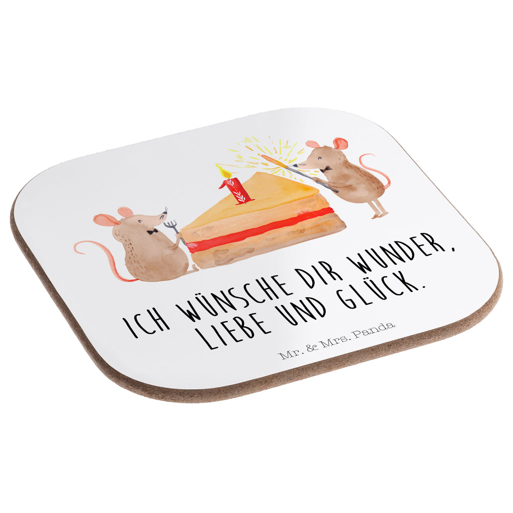 Quadratische Untersetzer 1. Geburtstag Mäuse Kuchen Bierdeckel, Glasuntersetzer, Untersetzer Gläser, Getränkeuntersetzer, Geburtstag, Geburtstagsgeschenk, Geschenk, Maus, Geburtstage, Happy Birthday, Geburtstagsfeier