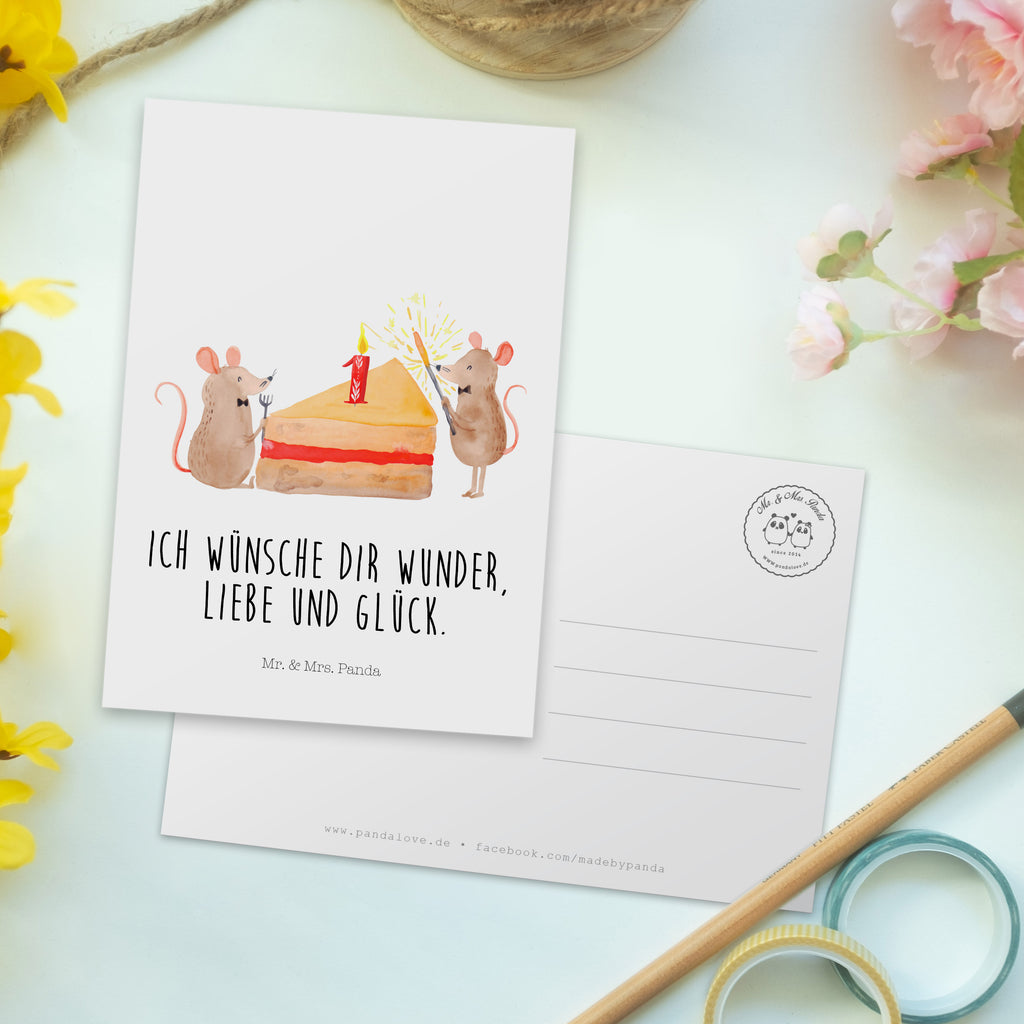 Postkarte 1. Geburtstag Mäuse Kuchen Geschenkkarte, Grußkarte, Karte, Einladung, Ansichtskarte, Geburtstagskarte, Einladungskarte, Dankeskarte, Geburtstag, Geburtstagsgeschenk, Geschenk, Maus, Geburtstage, Happy Birthday, Geburtstagsfeier