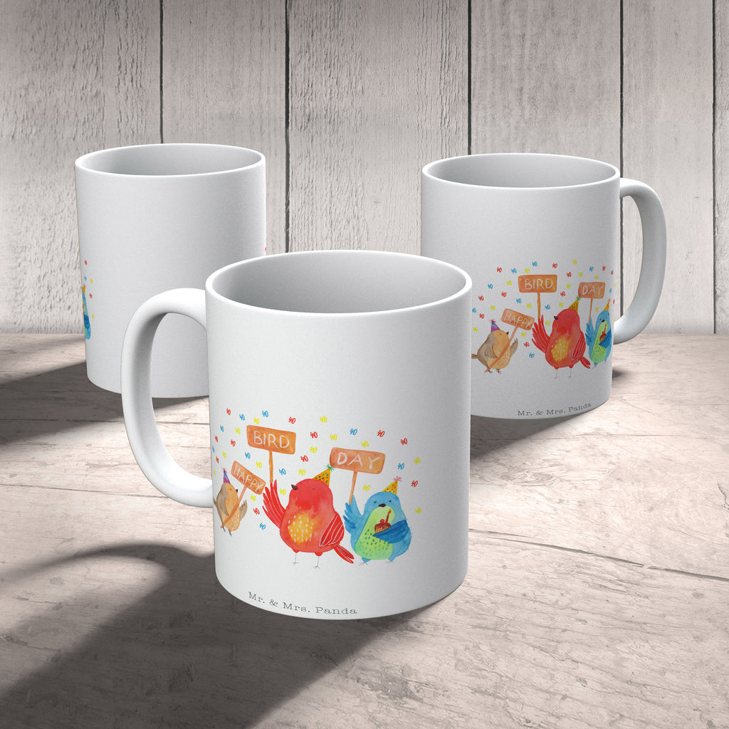 Tasse 40. Geburtstag Happy Bird Day Geburtstag, Geschenk, zum, Feiern, Party, Mitbringsel, für Becher, Kaffeetasse, Kaffeebecher, Tee, Frühstück, Büro  Geburtstag, Geburtstagsgeschenk, Geschenk