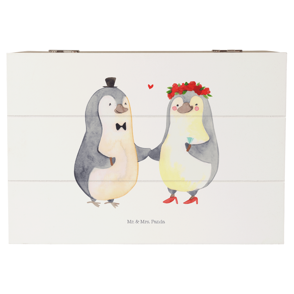 Holzkiste Hochzeitspaar Pinguin Holzkiste, Kiste, Schatzkiste, Truhe, Schatulle, XXL, Erinnerungsbox, Erinnerungskiste, Dekokiste, Aufbewahrungsbox, Hochzeit, Hochzeitsgeschenk, Ehe, Hochzeitsfeier, Trauung, Trauungsgeschenk, Hochzeitskarte, Verlobungsfeier, Verlobungsgeschenk, Hochzeitsgeschenkideen, Hochzeitsgeschenke für Brautpaar, Pinguin, Pinguine, Hochzeitstag, geschenkidee Hochzeit, Gastgeschenk