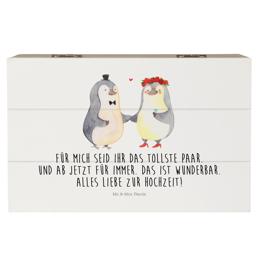 Holzkiste Hochzeitspaar Pinguin Holzkiste, Kiste, Schatzkiste, Truhe, Schatulle, XXL, Erinnerungsbox, Erinnerungskiste, Dekokiste, Aufbewahrungsbox, Hochzeit, Hochzeitsgeschenk, Ehe, Hochzeitsfeier, Trauung, Trauungsgeschenk, Hochzeitskarte, Verlobungsfeier, Verlobungsgeschenk, Hochzeitsgeschenkideen, Hochzeitsgeschenke für Brautpaar, Pinguin, Pinguine, Hochzeitstag, geschenkidee Hochzeit, Gastgeschenk