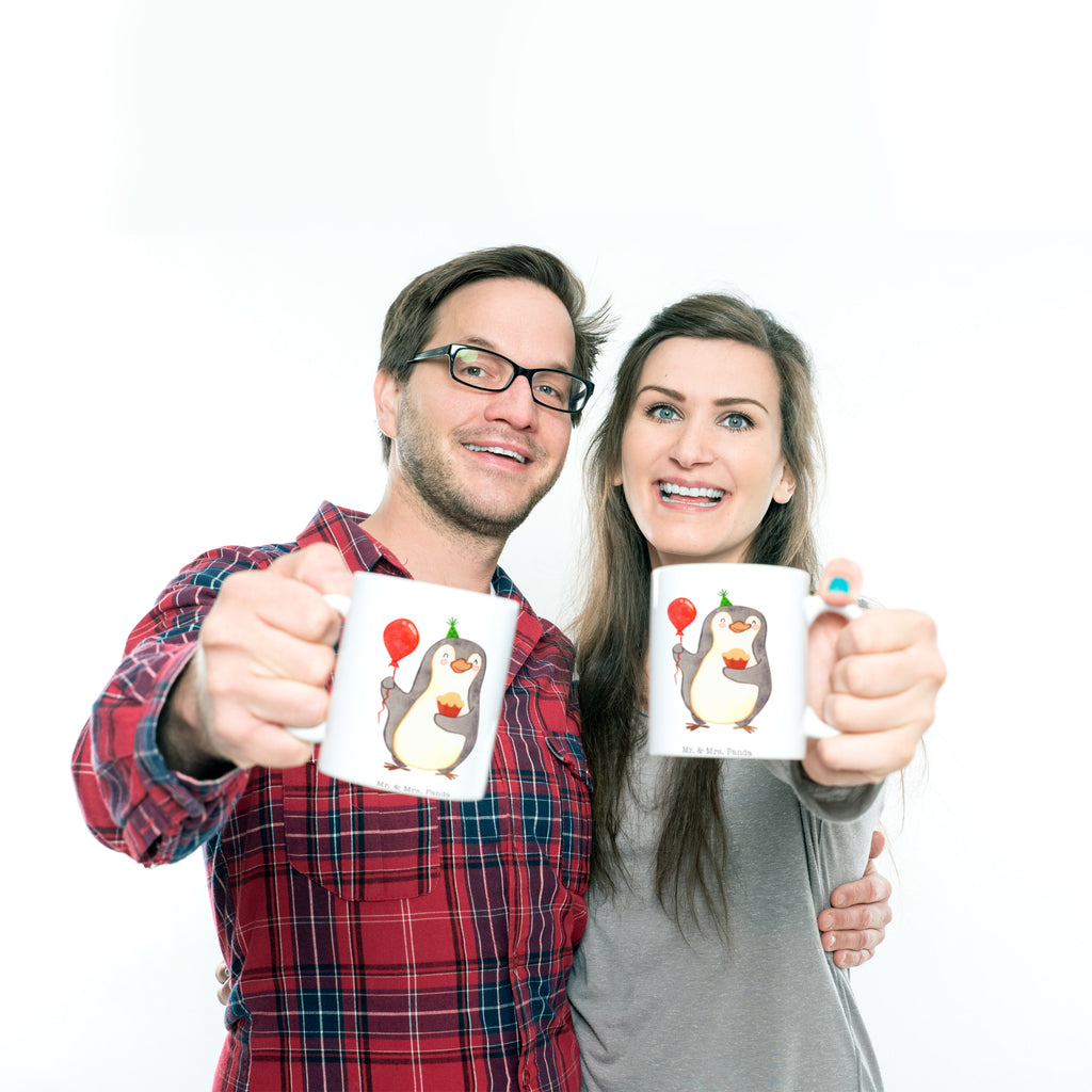 Tasse Pinguin Geburtstag Geburtstag, Party, Feiern, Geschenk, Geschenke, Torte, Kuchen Becher, Kaffeetasse, Kaffeebecher, Tee, Frühstück, Büro  Geburtstag, Geburtstagsgeschenk, Geschenk