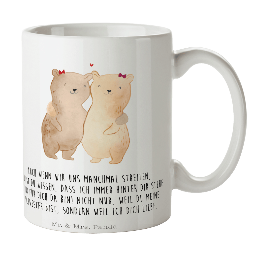 Tasse Bären Schwestern Schwester Becher, Kaffeetasse, Kaffeebecher, Tee, Frühstück, Büro  Familie, Vatertag, Muttertag, Bruder, Schwester, Mama, Papa, Oma, Opa