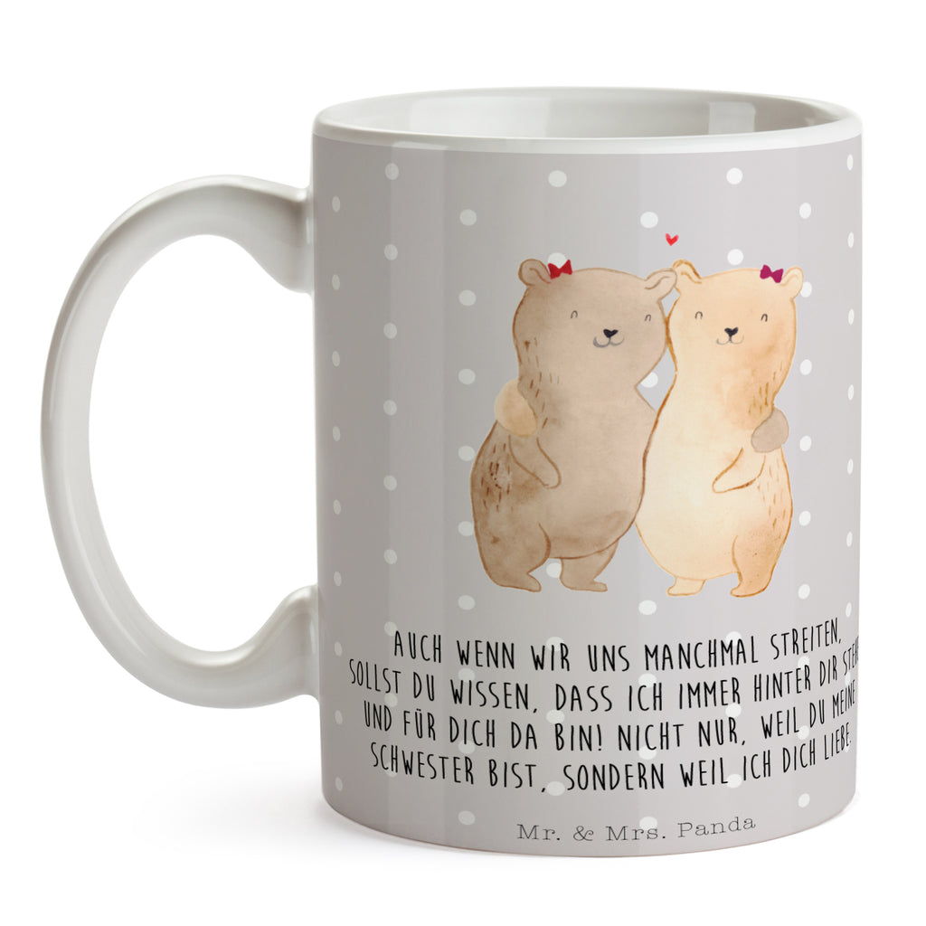 Tasse Bären Schwestern Schwester Becher, Kaffeetasse, Kaffeebecher, Tee, Frühstück, Büro  Familie, Vatertag, Muttertag, Bruder, Schwester, Mama, Papa, Oma, Opa