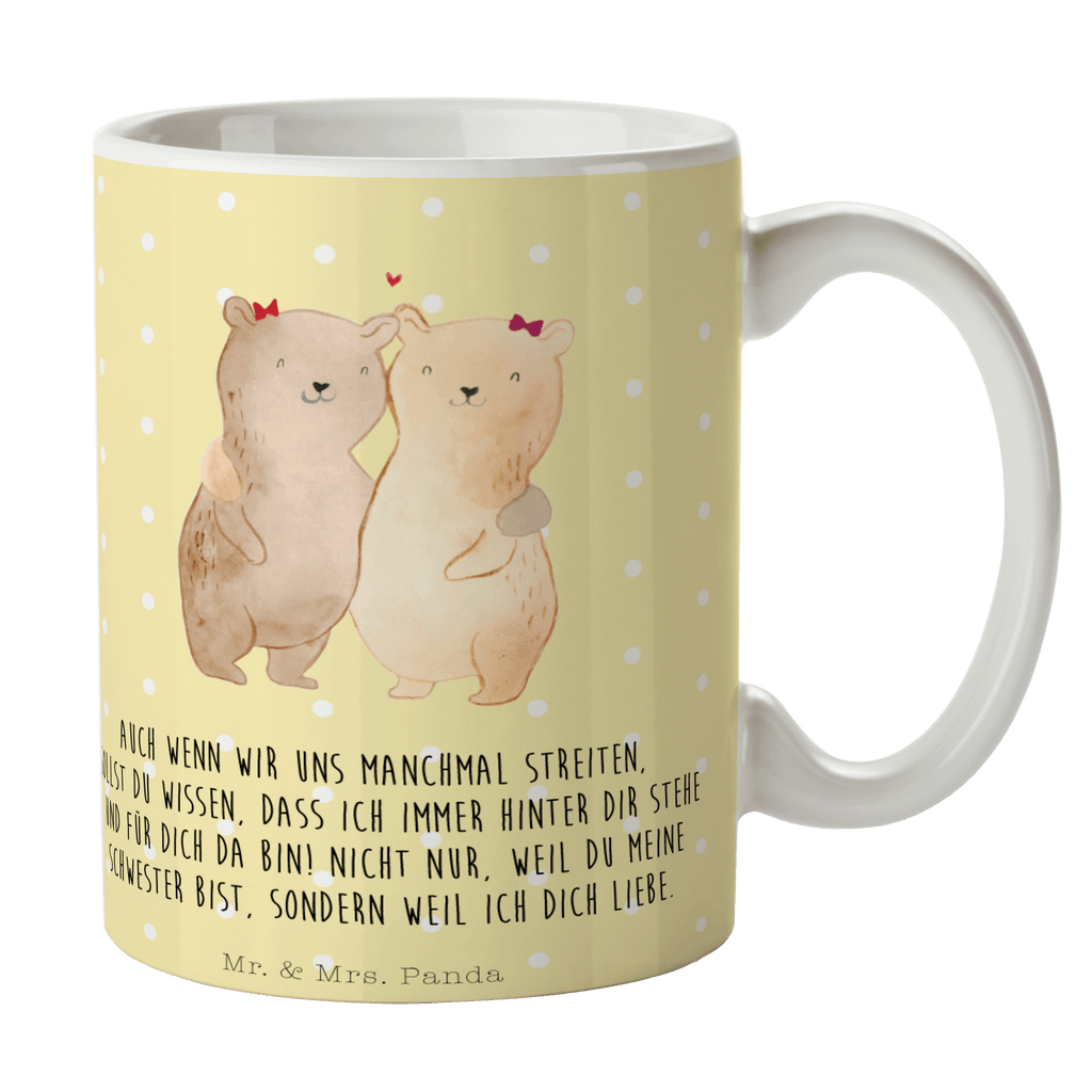 Tasse Bären Schwestern Schwester Becher, Kaffeetasse, Kaffeebecher, Tee, Frühstück, Büro  Familie, Vatertag, Muttertag, Bruder, Schwester, Mama, Papa, Oma, Opa