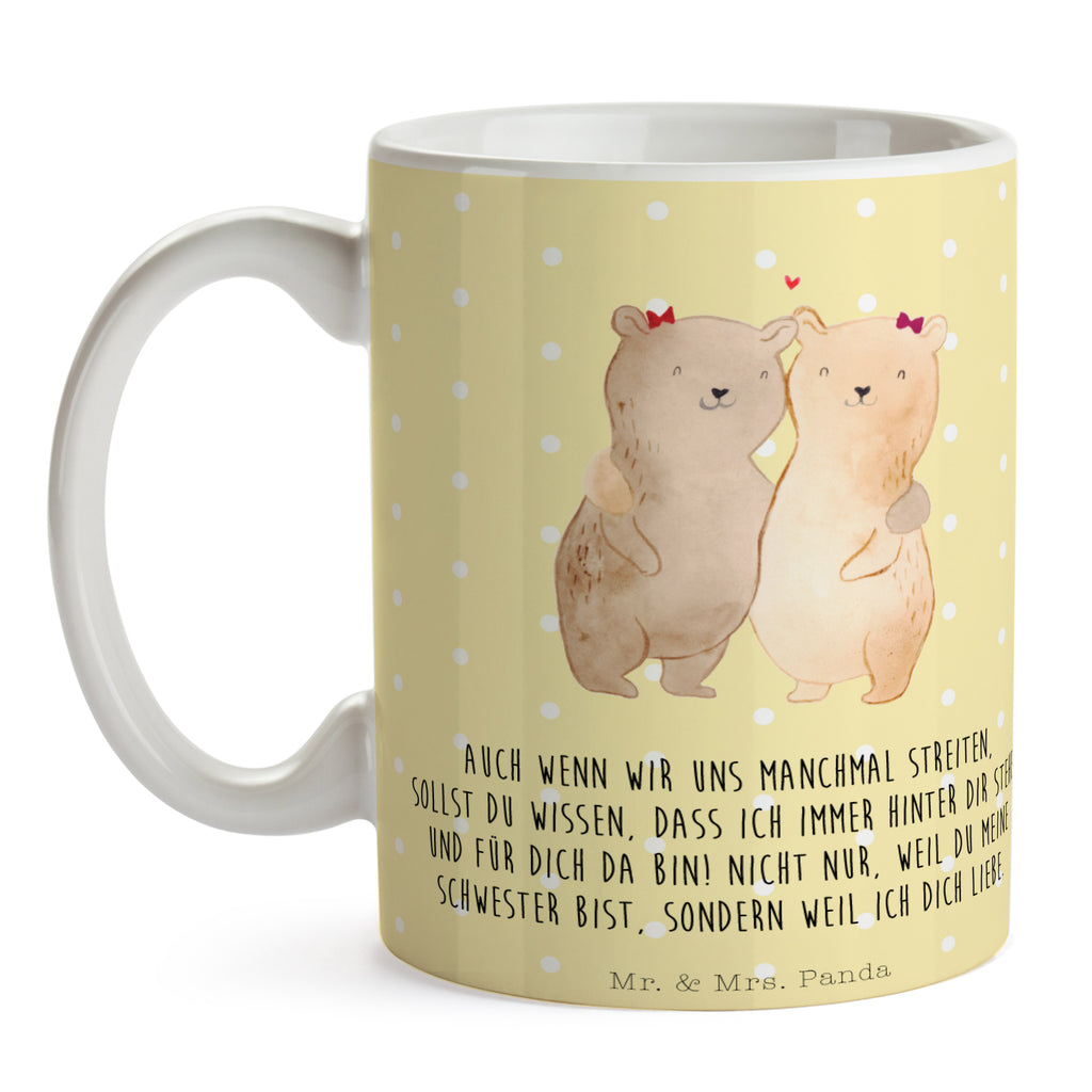 Tasse Bären Schwestern Schwester Becher, Kaffeetasse, Kaffeebecher, Tee, Frühstück, Büro  Familie, Vatertag, Muttertag, Bruder, Schwester, Mama, Papa, Oma, Opa