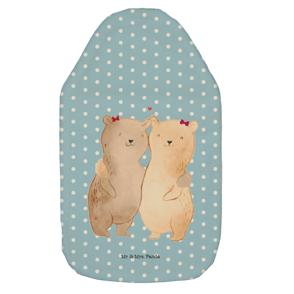 Wärmflasche Bären Schwestern Wärmekissen, Kinderwärmflasche, Körnerkissen, Wärmflaschenbezug, Wärmflasche mit Bezug, Familie, Vatertag, Muttertag, Bruder, Schwester, Mama, Papa, Oma, Opa