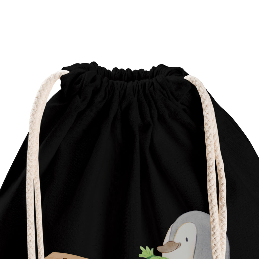 Sportbeutel Pinguin Schultüte Turnbeutel, Beutel, Sporttasche, Tasche, Stoffbeutel, Pinguin, Schulanfänger, Einschulung, 1. Klasse, Geschenk zur Einschulung, erster Schultag, Schulranzen