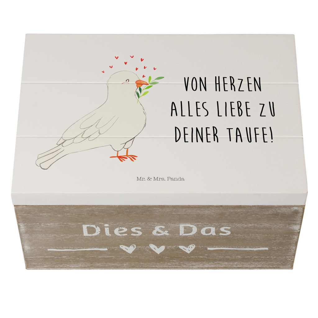 Holzkiste Taube Taufe Holzkiste, Kiste, Schatzkiste, Truhe, Schatulle, XXL, Erinnerungsbox, Erinnerungskiste, Dekokiste, Aufbewahrungsbox, Taufe, Taufgeschenk, Taufe Deko, zur Taufe