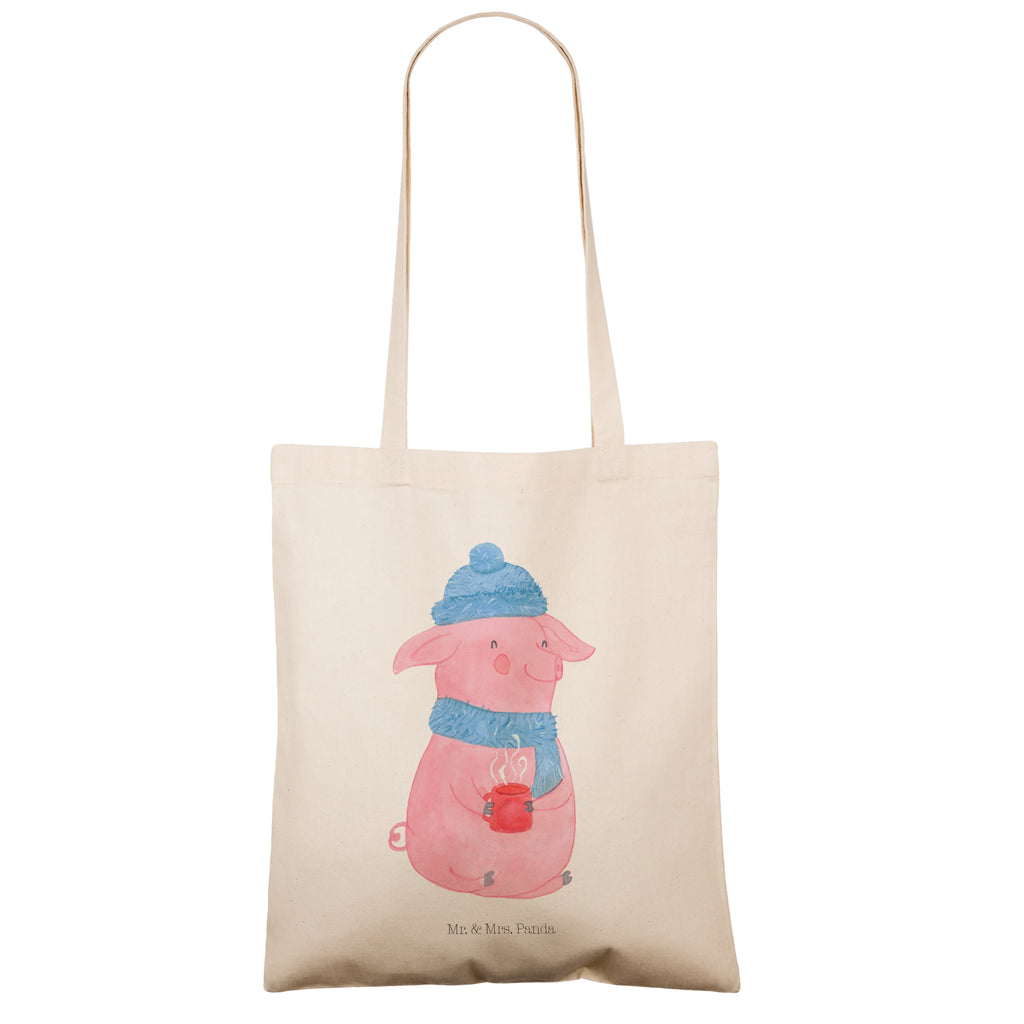 Tragetasche Lallelndes Glühschwein Beuteltasche, Beutel, Einkaufstasche, Jutebeutel, Stoffbeutel, Winter, Weihnachten, Weihnachtsdeko, Nikolaus, Advent, Heiligabend, Wintermotiv, Glühwein, Betrunken, Weihnachtsmarkt, Spruch