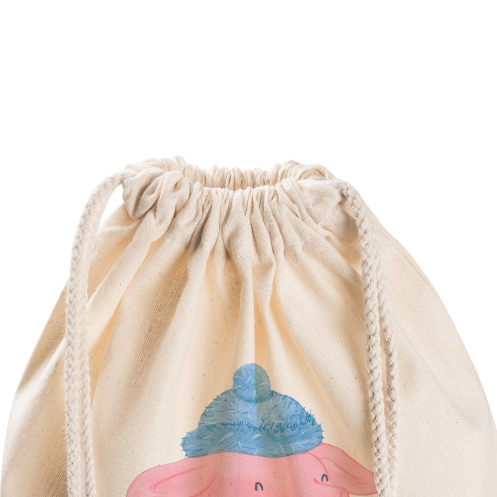 Sportbeutel Lallelndes Glühschwein Turnbeutel, Beutel, Sporttasche, Tasche, Stoffbeutel, Winter, Weihnachten, Weihnachtsdeko, Nikolaus, Advent, Heiligabend, Wintermotiv, Glühwein, Betrunken, Weihnachtsmarkt, Spruch