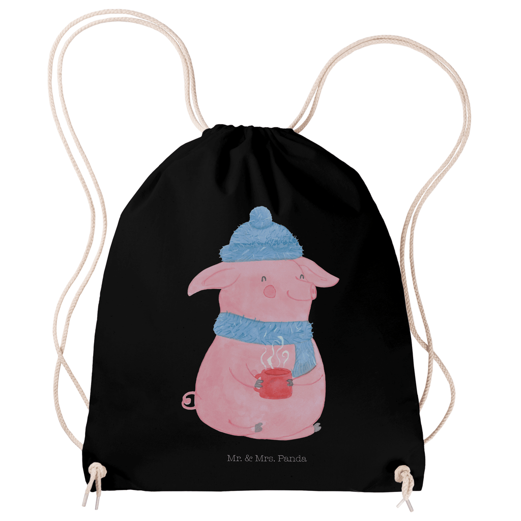 Sportbeutel Lallelndes Glühschwein Turnbeutel, Beutel, Sporttasche, Tasche, Stoffbeutel, Winter, Weihnachten, Weihnachtsdeko, Nikolaus, Advent, Heiligabend, Wintermotiv, Glühwein, Betrunken, Weihnachtsmarkt, Spruch