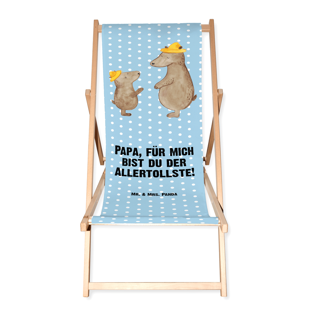Gartenliege Bären mit Hut Bär, Bären, Vater, Papa, Vatertag, Papi, Paps, Dad, Daddy, Lieblingsmensch, Sohn, Söhne, Kind, Kinder, Vater-Sohn, Familie, Family, Vorbild Sonnenliege, Strandliege, Liege, Liegestuhl, Gartenliege, Gartenstuhl  Familie, Vatertag, Muttertag, Bruder, Schwester, Mama, Papa, Oma, Opa