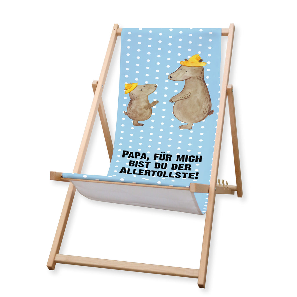 Gartenliege Bären mit Hut Bär, Bären, Vater, Papa, Vatertag, Papi, Paps, Dad, Daddy, Lieblingsmensch, Sohn, Söhne, Kind, Kinder, Vater-Sohn, Familie, Family, Vorbild Sonnenliege, Strandliege, Liege, Liegestuhl, Gartenliege, Gartenstuhl  Familie, Vatertag, Muttertag, Bruder, Schwester, Mama, Papa, Oma, Opa