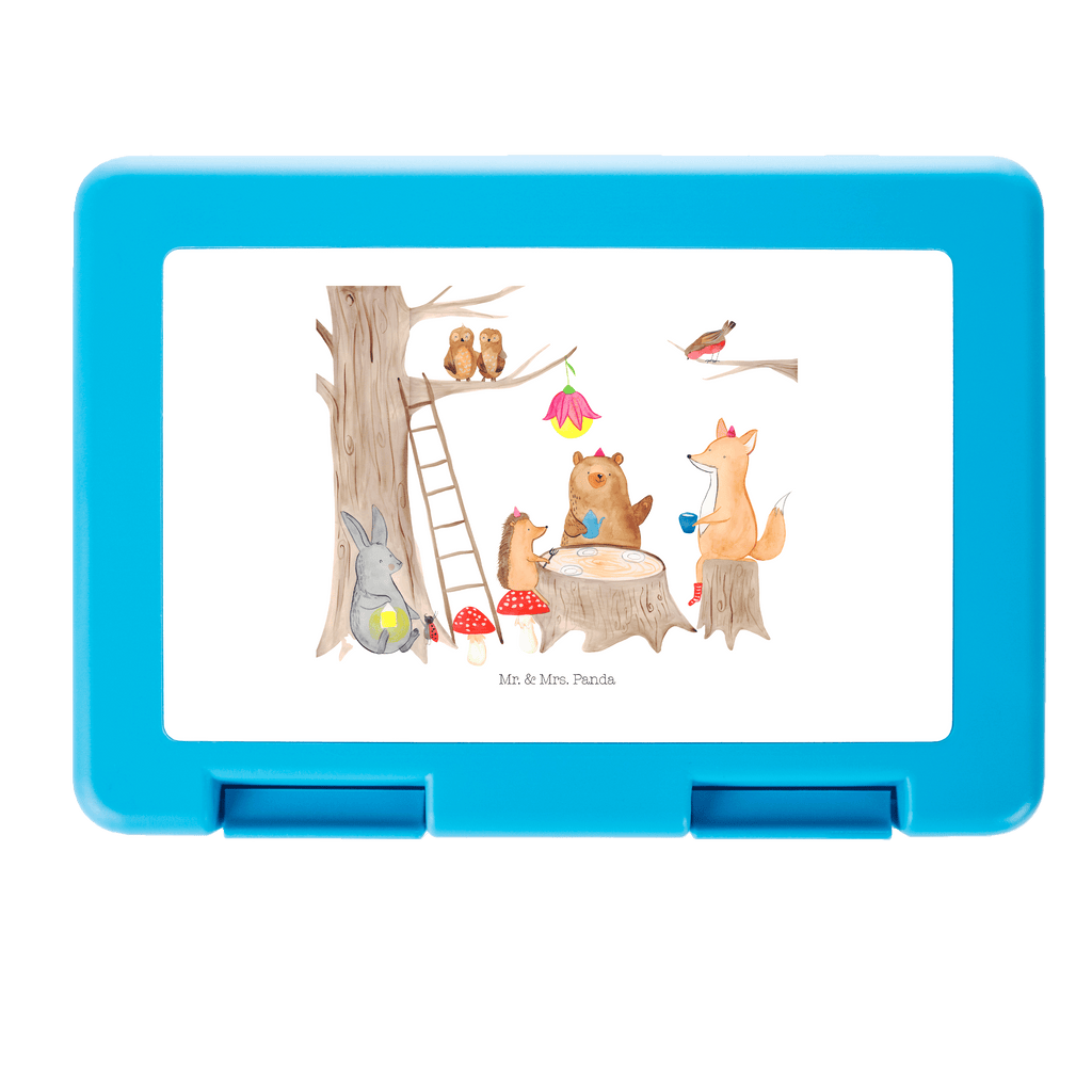 Brotdose Waldtiere Picknick Brotbox, Snackbox, Lunch box, Butterbrotdose, Brotzeitbox, Tiermotive, Gute Laune, lustige Sprüche, Tiere, Waldtiere, Picknick, Wald, Fuchs, Hase, Igel, Maus, Eichhörnchen
