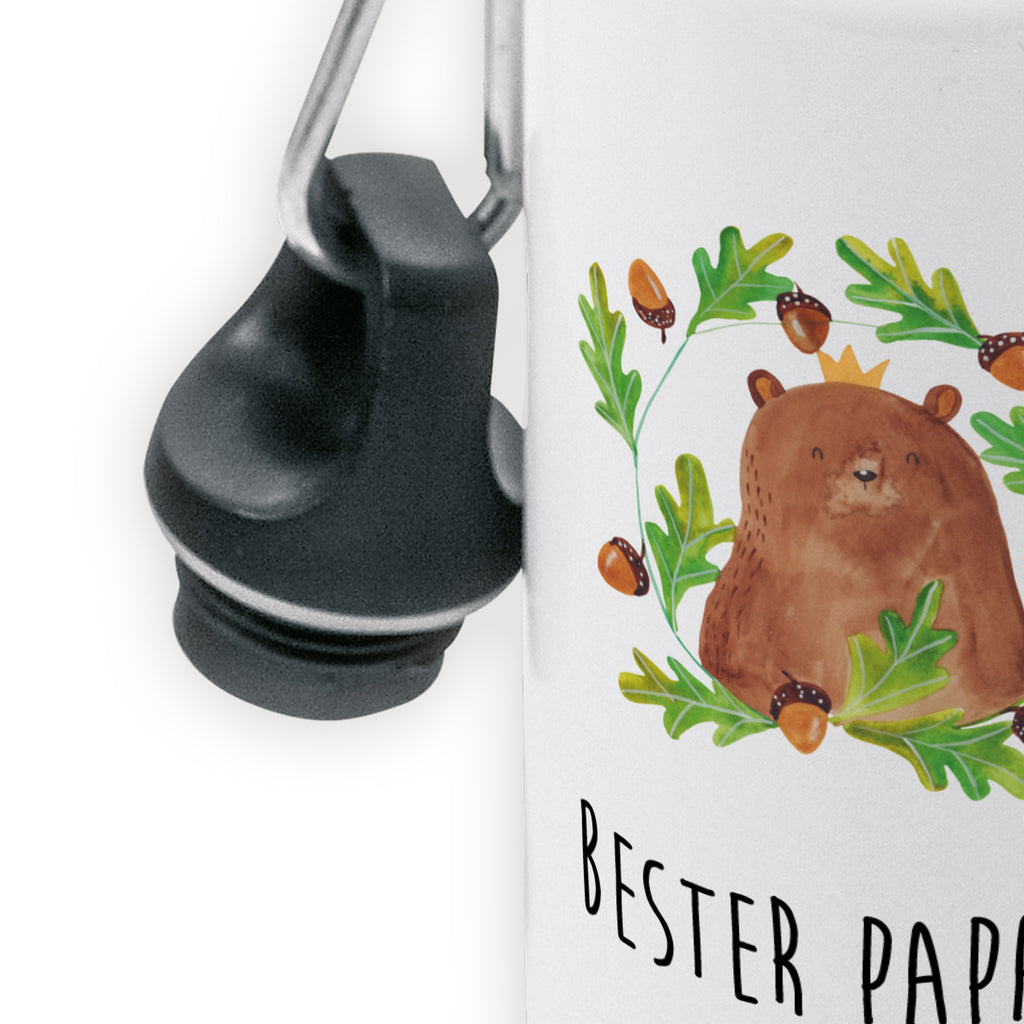 Kindertrinkflasche Bär König Kindertrinkflasche, Kinder Trinkflasche, Trinkflasche, Flasche, Kinderflasche, Kinder, Kids, Kindergarten Flasche, Grundschule, Jungs, Mädchen, Bär, Teddy, Teddybär, Papa, Papa Bär, bester Vater, bester Papa, weltbester Papa, Vatertag, Vater, Dad, Daddy, Papi
