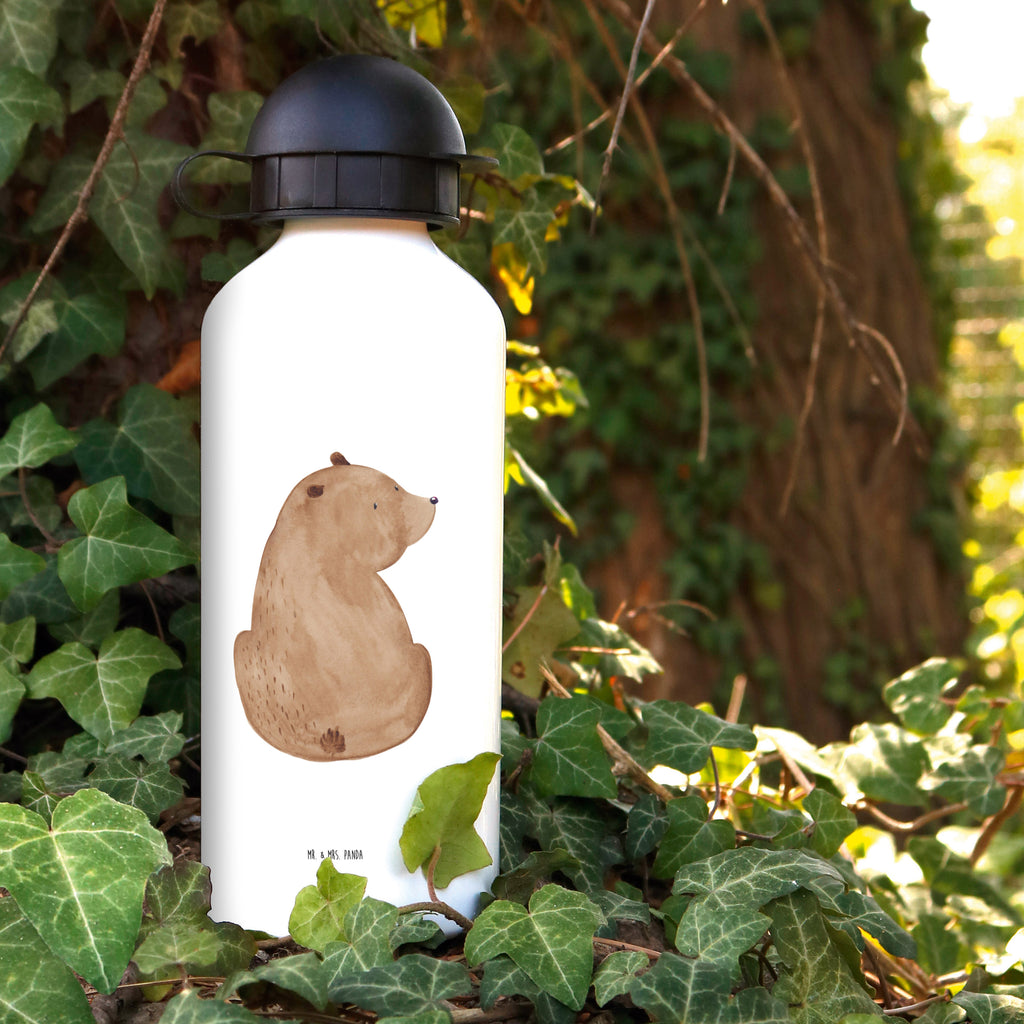 Kindertrinkflasche Bär Schulterblick Kindertrinkflasche, Kinder Trinkflasche, Trinkflasche, Flasche, Kinderflasche, Kinder, Kids, Kindergarten Flasche, Grundschule, Jungs, Mädchen, Bär, Teddy, Teddybär, Selbstachtung, Weltansicht, Motivation, Bären, Bärenliebe, Weisheit