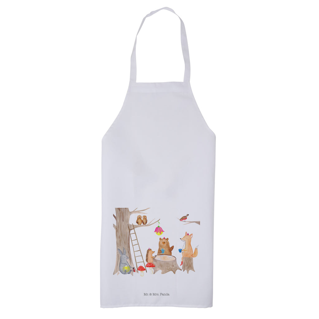 Kochschürze Waldtiere Picknick Schürze, Backschürze, Küchenschürze, Grillschürze, Latzschürze, Tiermotive, Gute Laune, lustige Sprüche, Tiere, Waldtiere, Picknick, Wald, Fuchs, Hase, Igel, Maus, Eichhörnchen