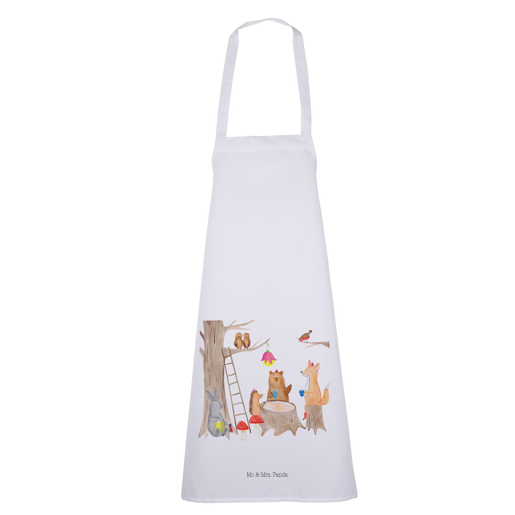 Kochschürze Waldtiere Picknick Schürze, Backschürze, Küchenschürze, Grillschürze, Latzschürze, Tiermotive, Gute Laune, lustige Sprüche, Tiere, Waldtiere, Picknick, Wald, Fuchs, Hase, Igel, Maus, Eichhörnchen