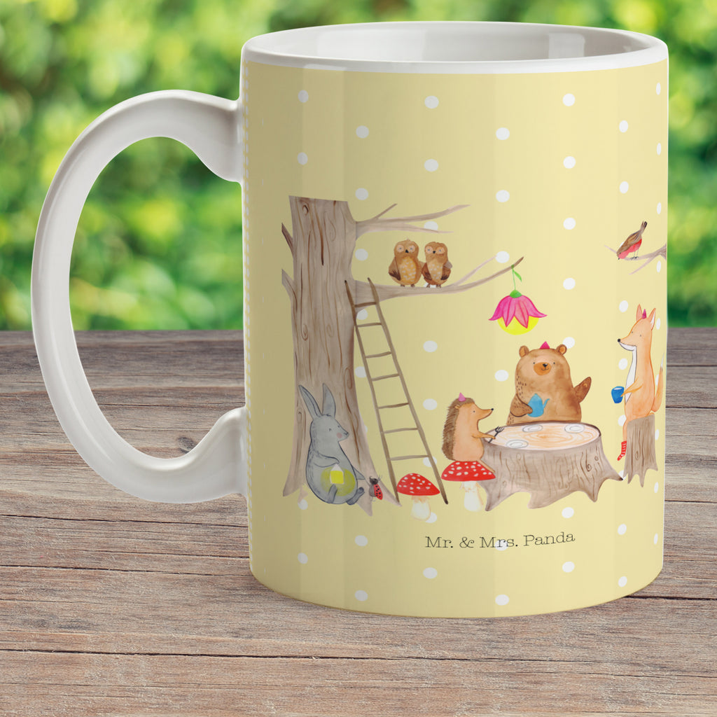 Kindertasse Waldtiere Picknick Kunststoff Tasse, Kindergarten, Tasse, Trinkbecher, Camping Becher, Kaffeetasse, Kunststoffbecher, Kindergartenbecher, Outdoorgeschirr, Kunststoffgeschirr, Reisebecher, Reisetasse, Kinderbecher, Tiermotive, Gute Laune, lustige Sprüche, Tiere, Waldtiere, Picknick, Wald, Fuchs, Hase, Igel, Maus, Eichhörnchen
