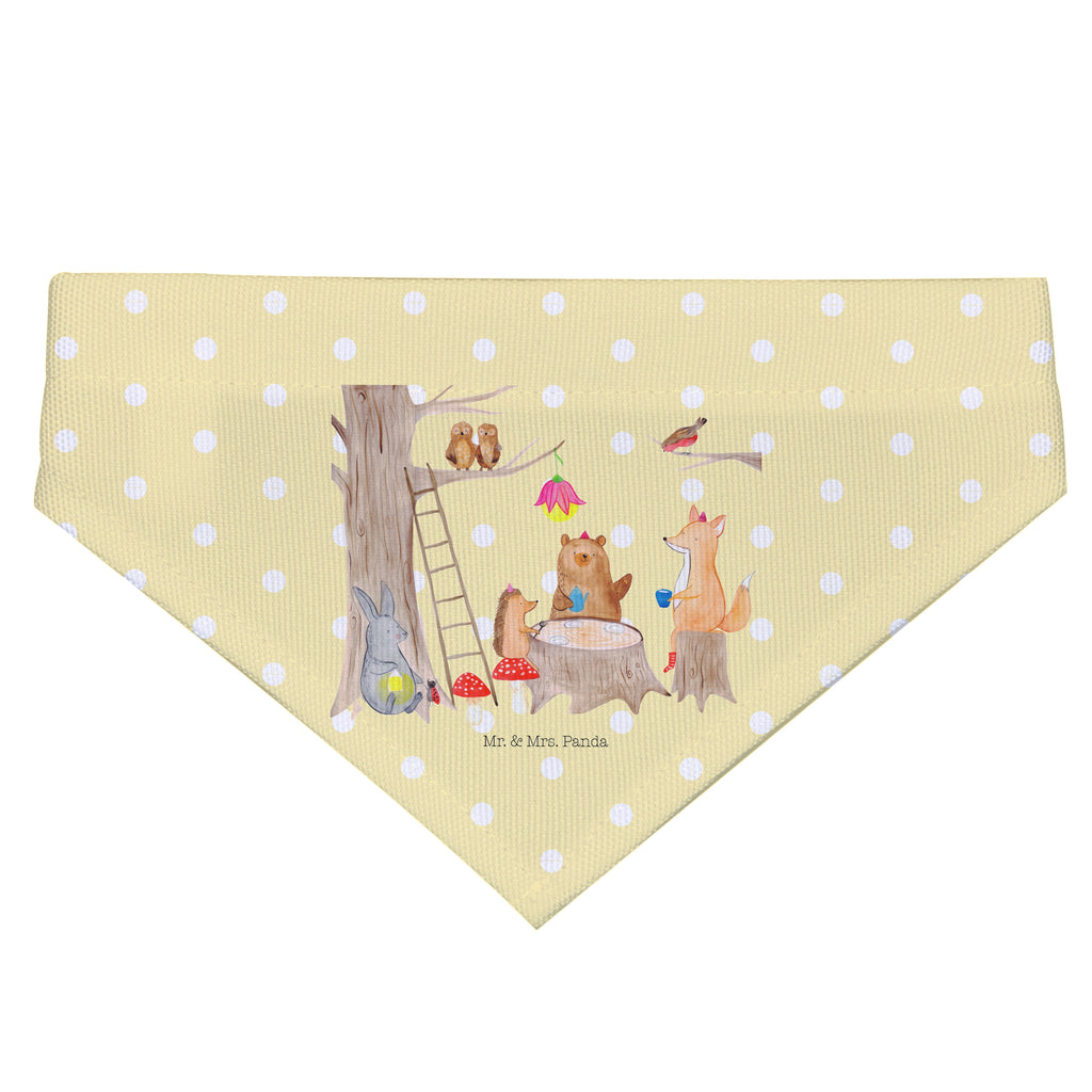 Hundehalstuch M Waldtiere Picknick Hundehalstuch, Halstuch, Hunde, Tuch, mittel, mittelgroße Hunde, Tiermotive, Gute Laune, lustige Sprüche, Tiere, Waldtiere, Picknick, Wald, Fuchs, Hase, Igel, Maus, Eichhörnchen