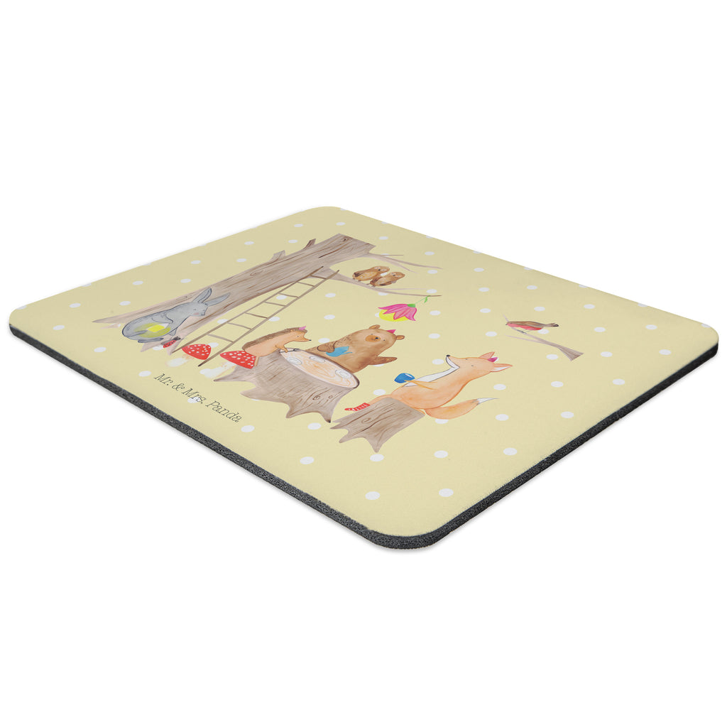 Mauspad Waldtiere Picknick Mousepad, Computer zubehör, Büroausstattung, PC Zubehör, Arbeitszimmer, Mauspad, Einzigartiges Mauspad, Designer Mauspad, Tiermotive, Gute Laune, lustige Sprüche, Tiere, Waldtiere, Picknick, Wald, Fuchs, Hase, Igel, Maus, Eichhörnchen