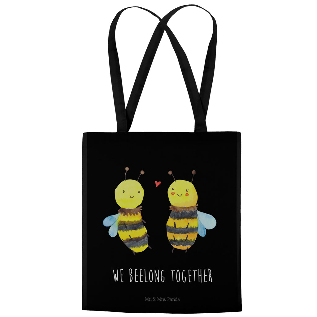 Tragetasche Biene Verliebt Beuteltasche, Beutel, Einkaufstasche, Jutebeutel, Stoffbeutel, Biene, Wespe, Hummel