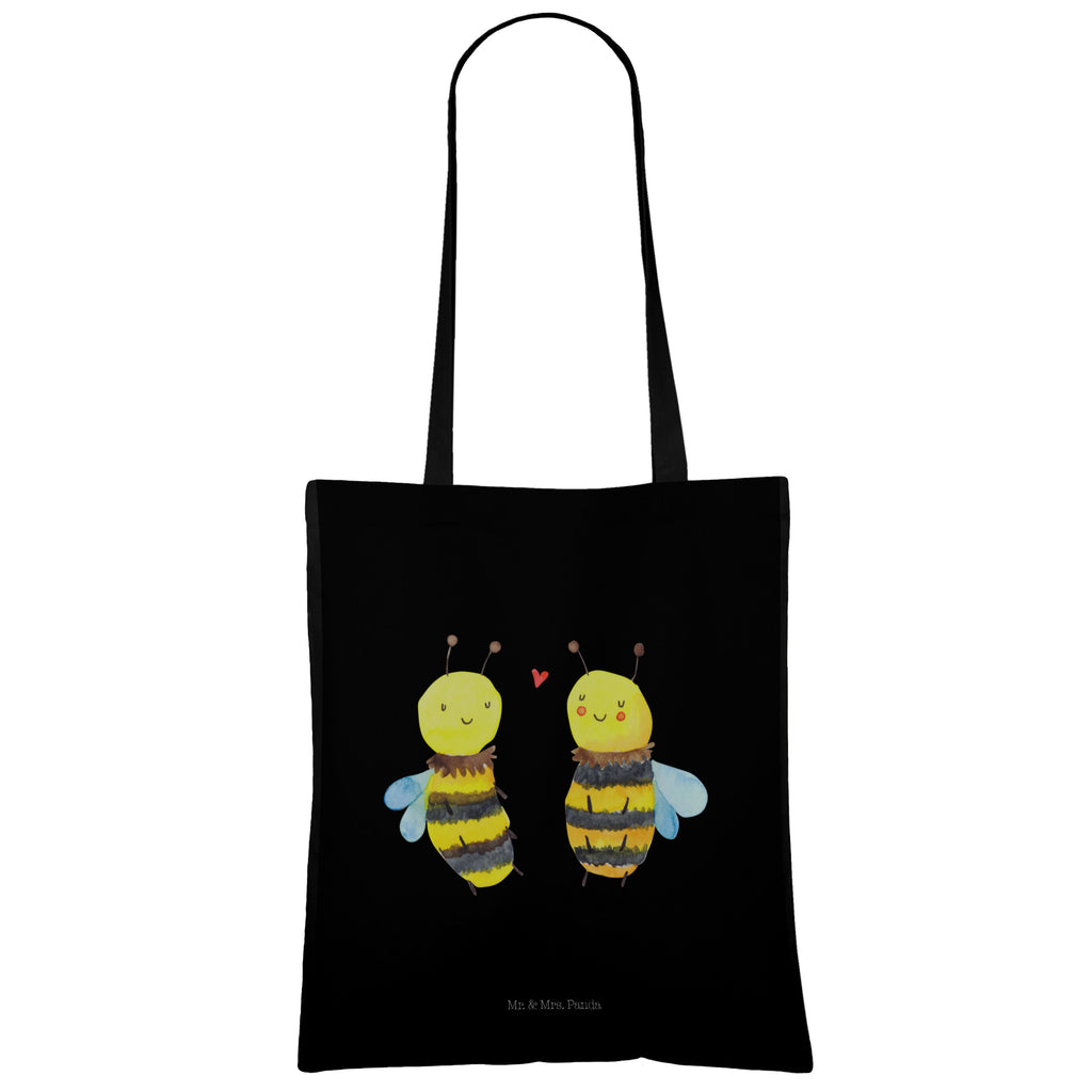 Tragetasche Biene Verliebt Beuteltasche, Beutel, Einkaufstasche, Jutebeutel, Stoffbeutel, Biene, Wespe, Hummel