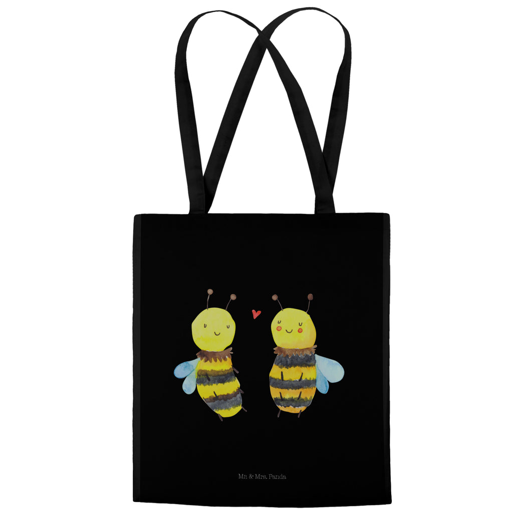 Tragetasche Biene Verliebt Beuteltasche, Beutel, Einkaufstasche, Jutebeutel, Stoffbeutel, Biene, Wespe, Hummel