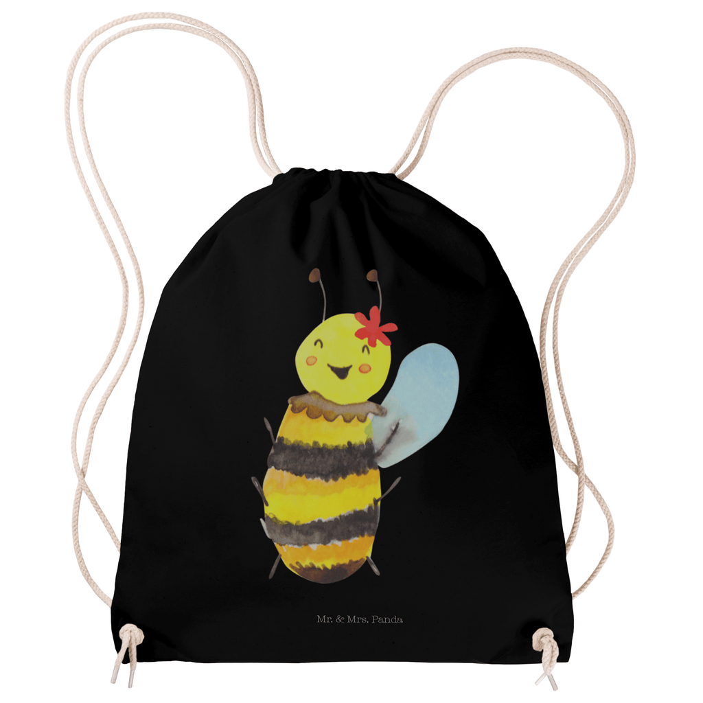 Sportbeutel Biene Happy Turnbeutel, Beutel, Sporttasche, Tasche, Stoffbeutel, Biene, Wespe, Hummel