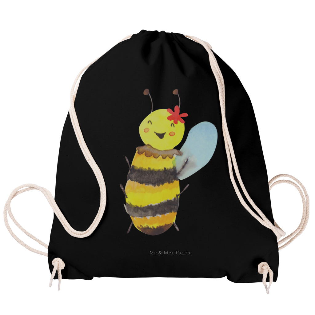 Sportbeutel Biene Happy Turnbeutel, Beutel, Sporttasche, Tasche, Stoffbeutel, Biene, Wespe, Hummel