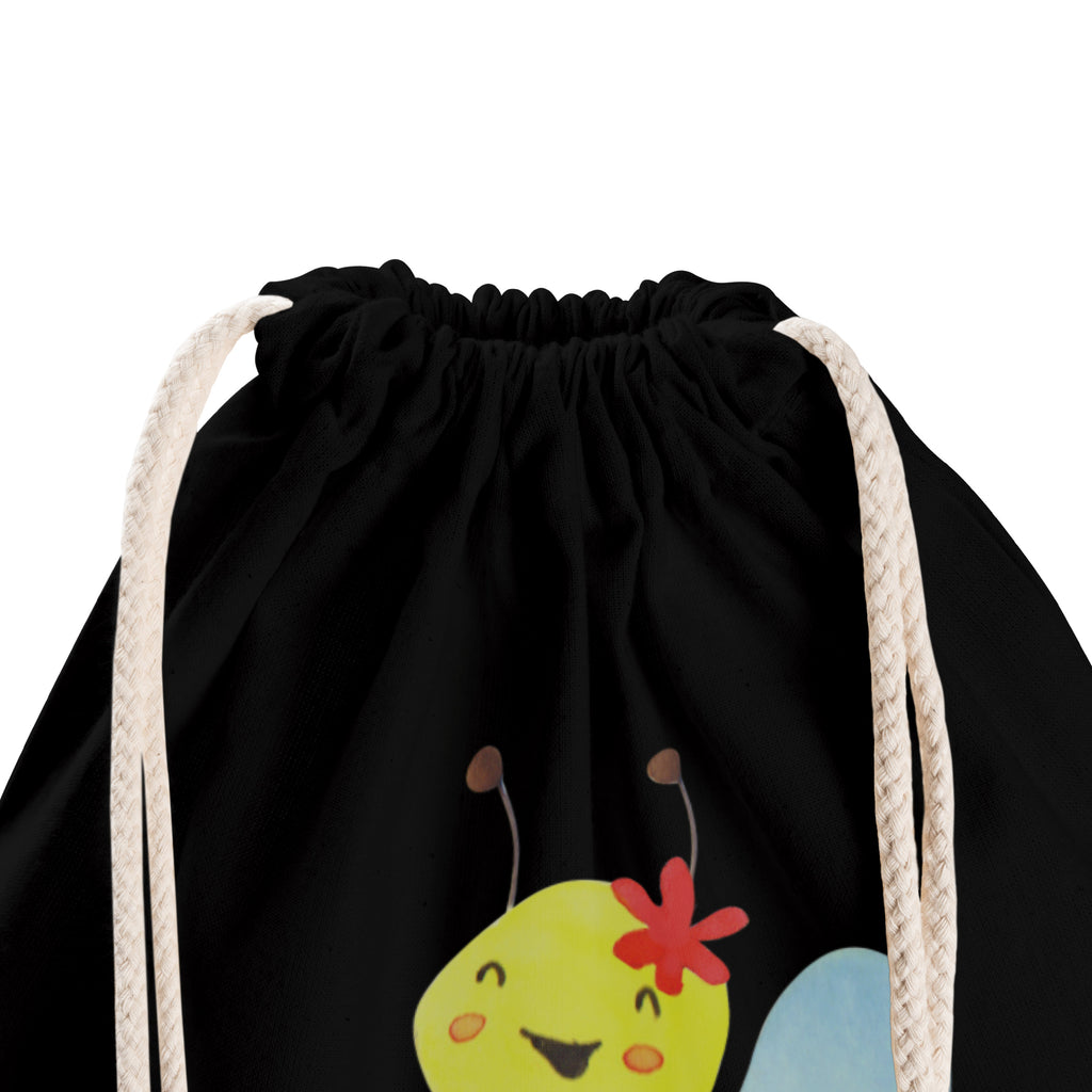 Sportbeutel Biene Happy Turnbeutel, Beutel, Sporttasche, Tasche, Stoffbeutel, Biene, Wespe, Hummel