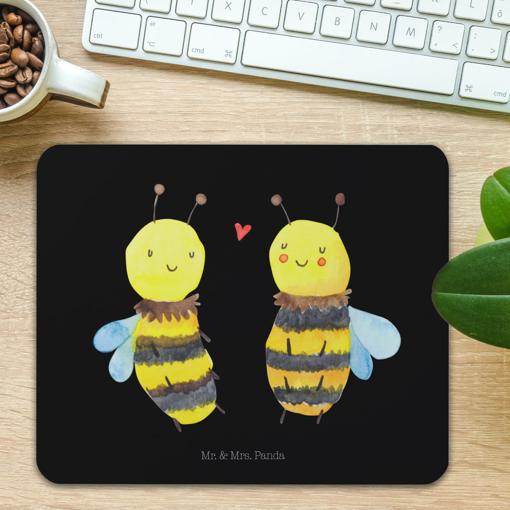 Mauspad Biene Verliebt Mousepad, Computer zubehör, Büroausstattung, PC Zubehör, Arbeitszimmer, Mauspad, Einzigartiges Mauspad, Designer Mauspad, Biene, Wespe, Hummel
