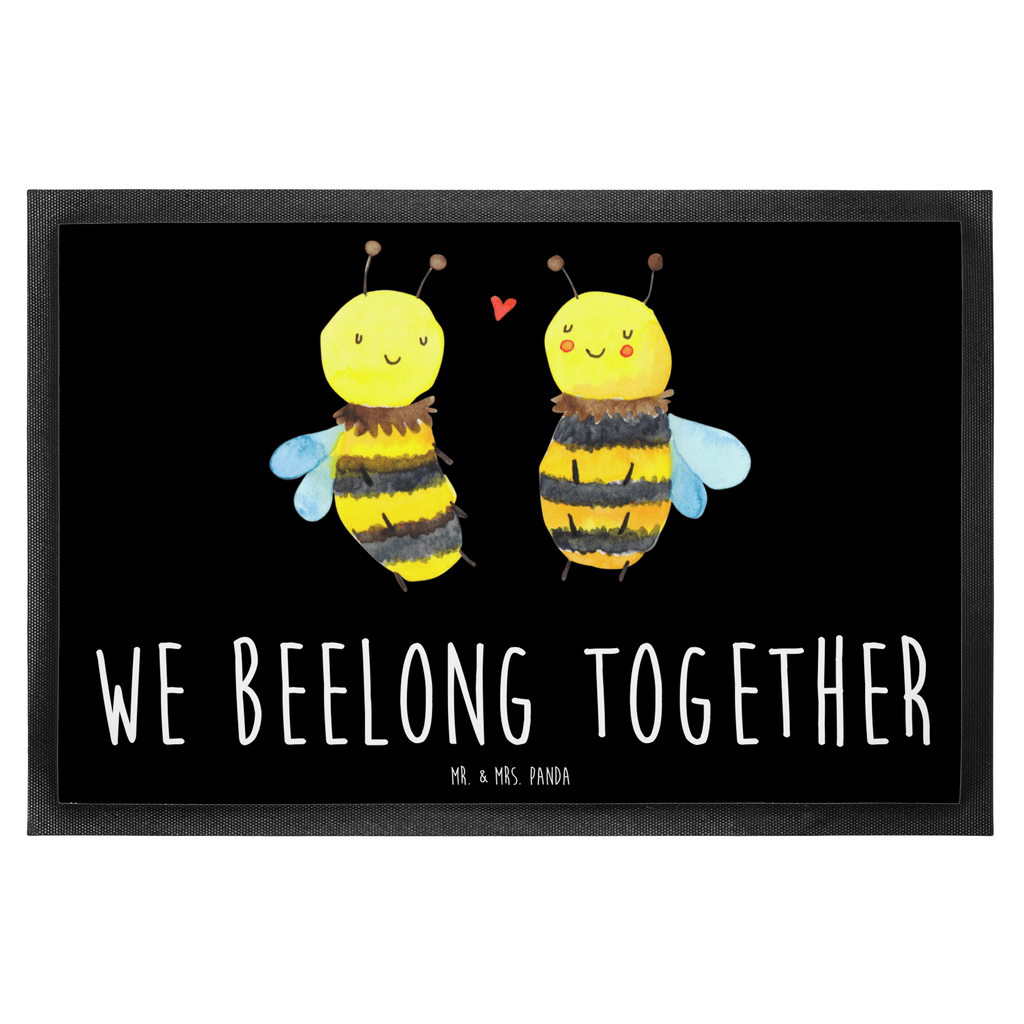 Fußmatte Biene Verliebt  Türvorleger, Schmutzmatte, Fußabtreter, Matte, Schmutzfänger, Fußabstreifer, Schmutzfangmatte, Türmatte, Motivfußmatte,  Haustürmatte, Vorleger  Biene, Wespe, Hummel