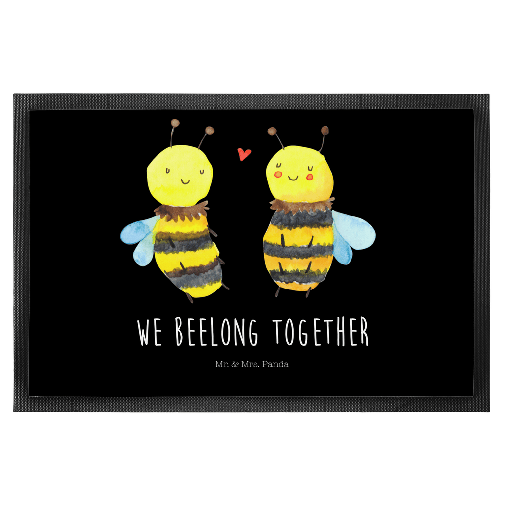 Fußmatte Biene Verliebt  Türvorleger, Schmutzmatte, Fußabtreter, Matte, Schmutzfänger, Fußabstreifer, Schmutzfangmatte, Türmatte, Motivfußmatte,  Haustürmatte, Vorleger  Biene, Wespe, Hummel